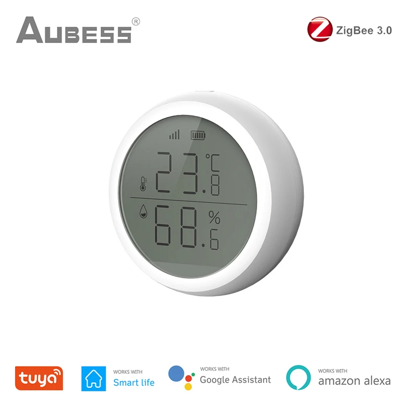 Tuya ZigBee Temperature And Humidity Sensor Smart Home Hygrometer