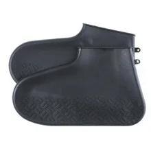 1 Pair Silicone Overshoes Reusable Waterproof Non-slip Shoes Covers Rain Boots JS22