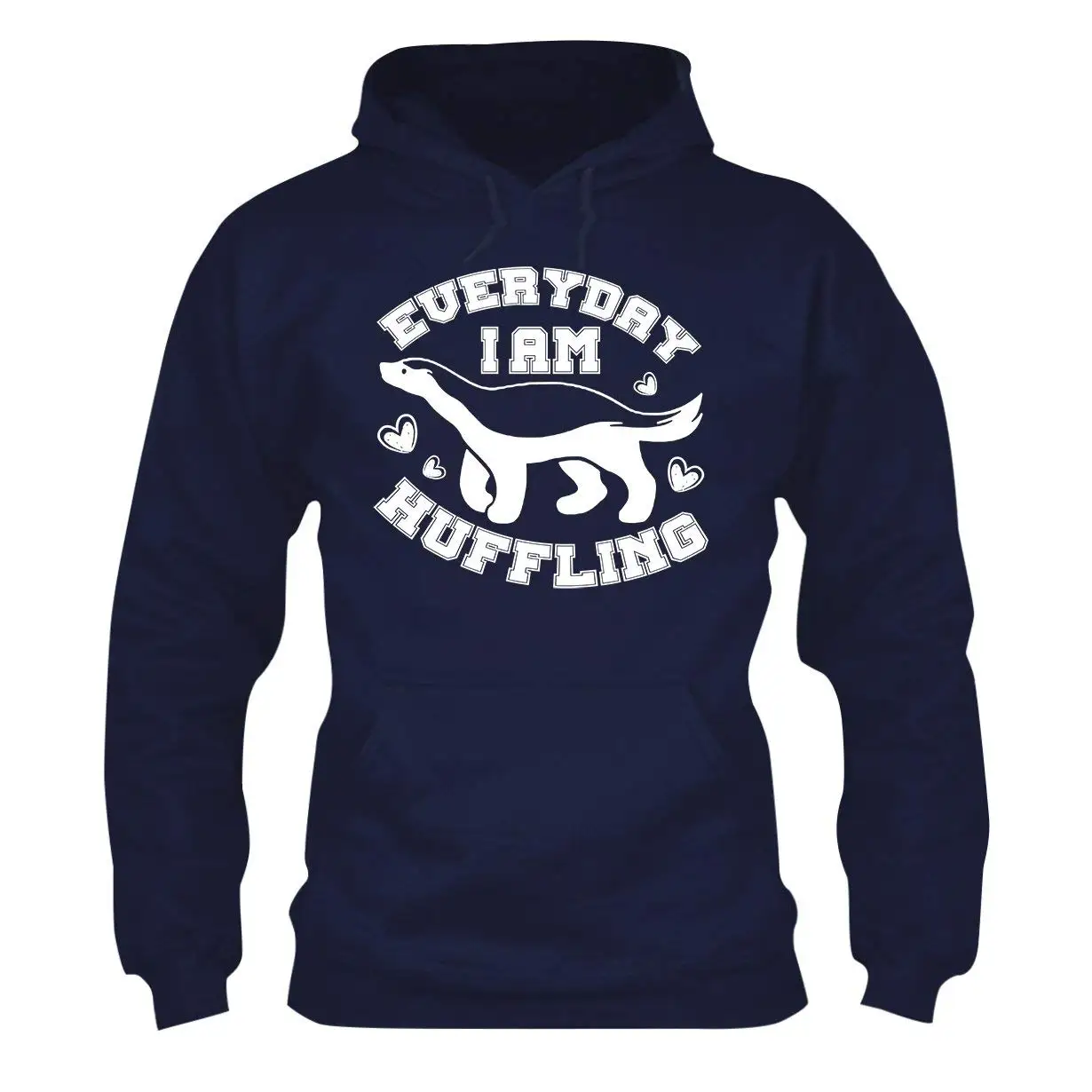 Honey Badger Huffling Everyday Womens Long Hoodie Hoodies for Men |