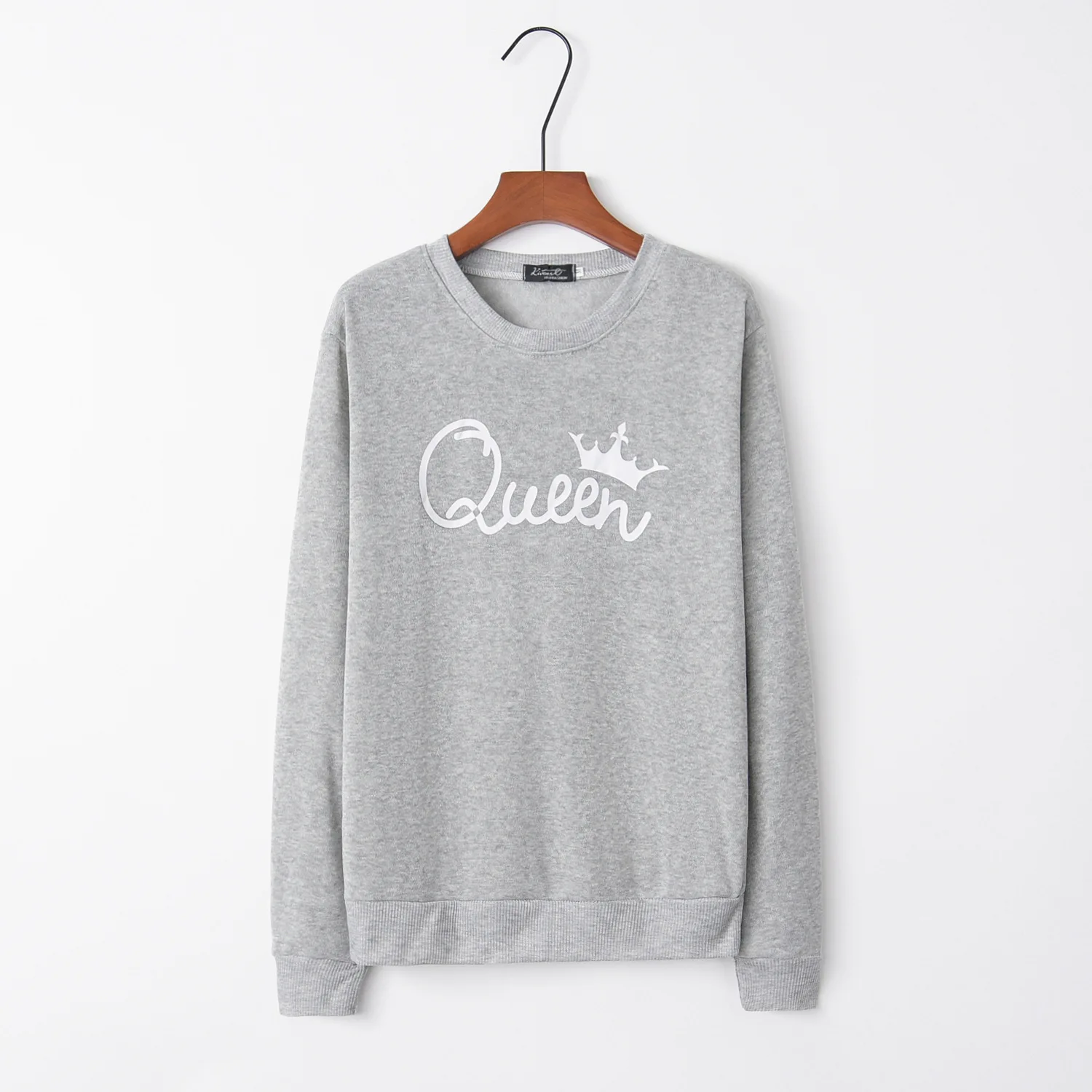 С принтом queen Red 2020 новый дизайн распродажа толстовки женские повседневные Kawaii