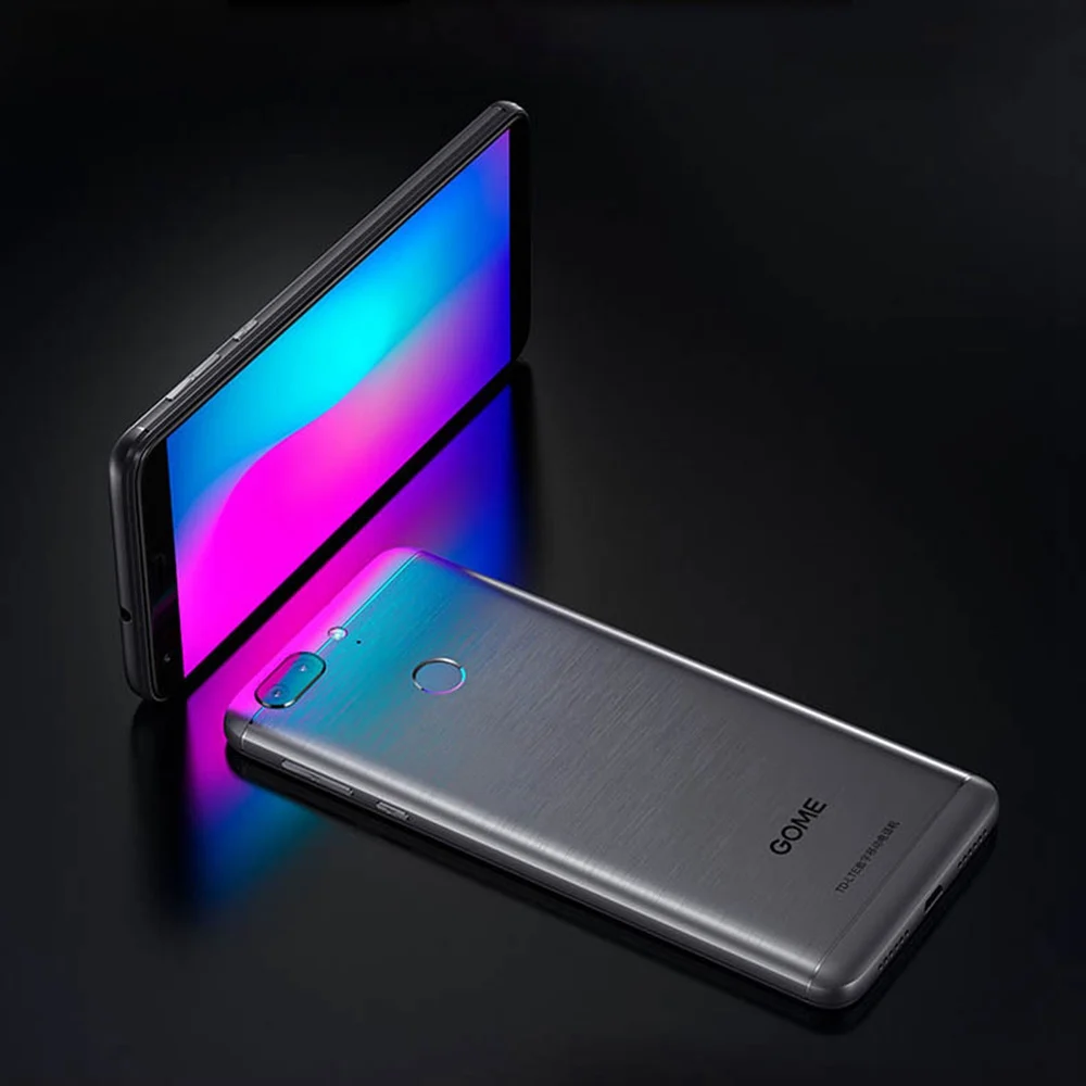 Мобильный телефон GOME S7 4 Гб 64 Гб 5," MT6750T Восьмиядерный Android 7 две sim-карты 4000 мАч аккумулятор сканер отпечатков пальцев Смартфон