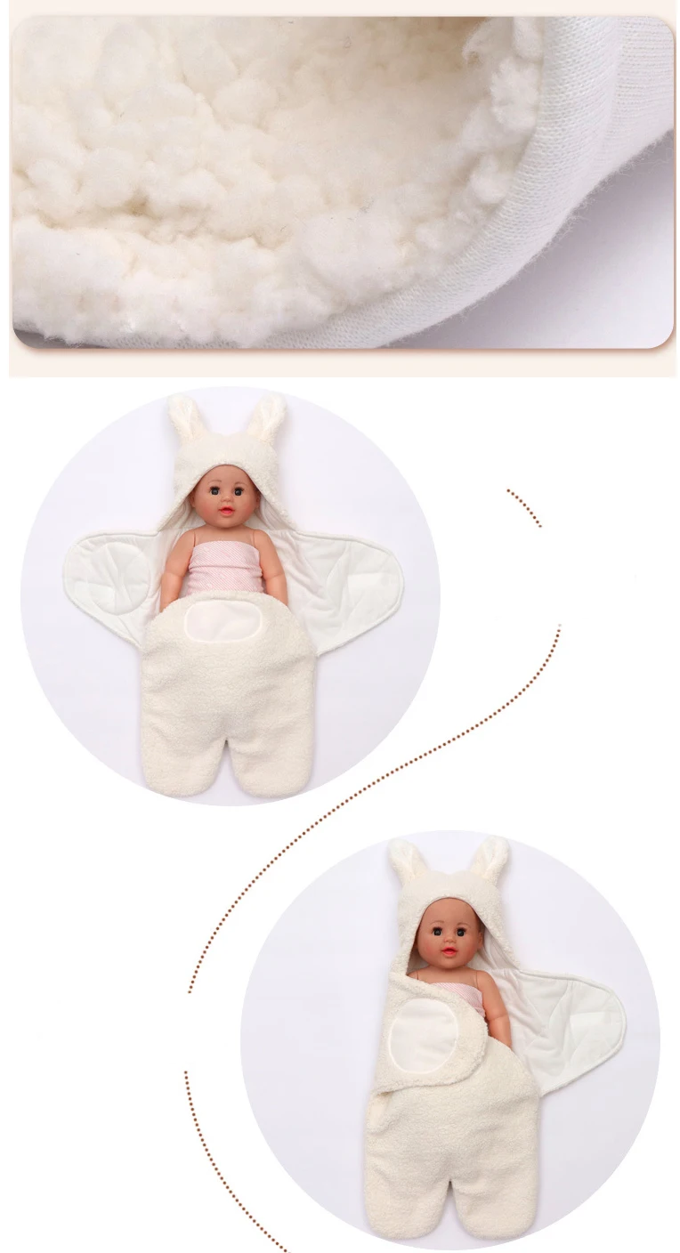 AAG зимний теплый детский спальный мешок пеленать ребенка ягненка кашемир спальный мешок пеленки кокон новорожденных конверт для коляски на разряд
