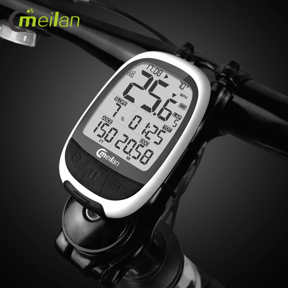 

MEILAN M2 GPS Bike Computer Cadence Heart Rate Power Meter Cycling Navigation Computer
