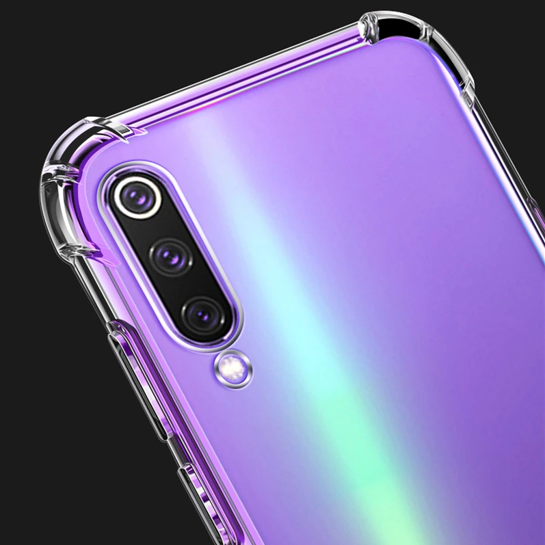 Противоударная подушка безопасности Ani-knock чехол для Xiaomi redmi 7A Note 7 8 pro Мягкий силиконовый прозрачный чехол из ТПУ для redmi note7 note8