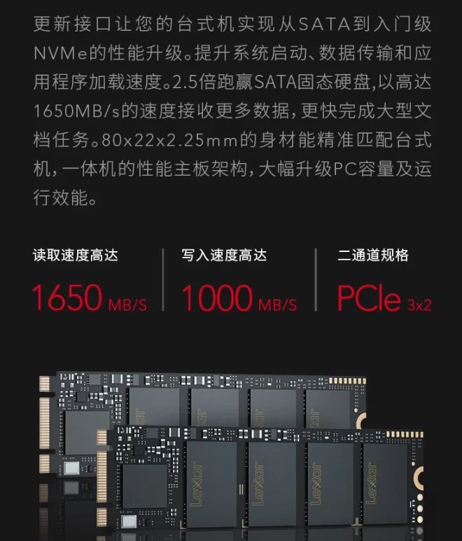 Lexar LNM500 SSD Внутренний твердотельный накопитель 256 ГБ 512 ГБ M.2 2280 NVMe PCle Gen3 3DNAND HDD жесткий диск для ноутбуков настольных ПК