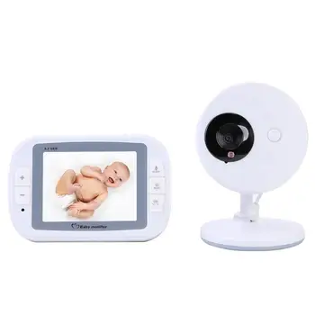 

3.5 inch Wireless Baby Monitor LCD Video Night Vision 2Way Intercom Surveillance Power Adapter DC 5V 1000mA 120x80x25mm