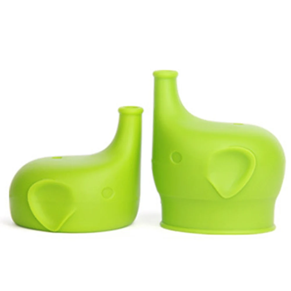 1 шт. силиконовая крышка для стакана многоразовые чашка со слонами с защитой от