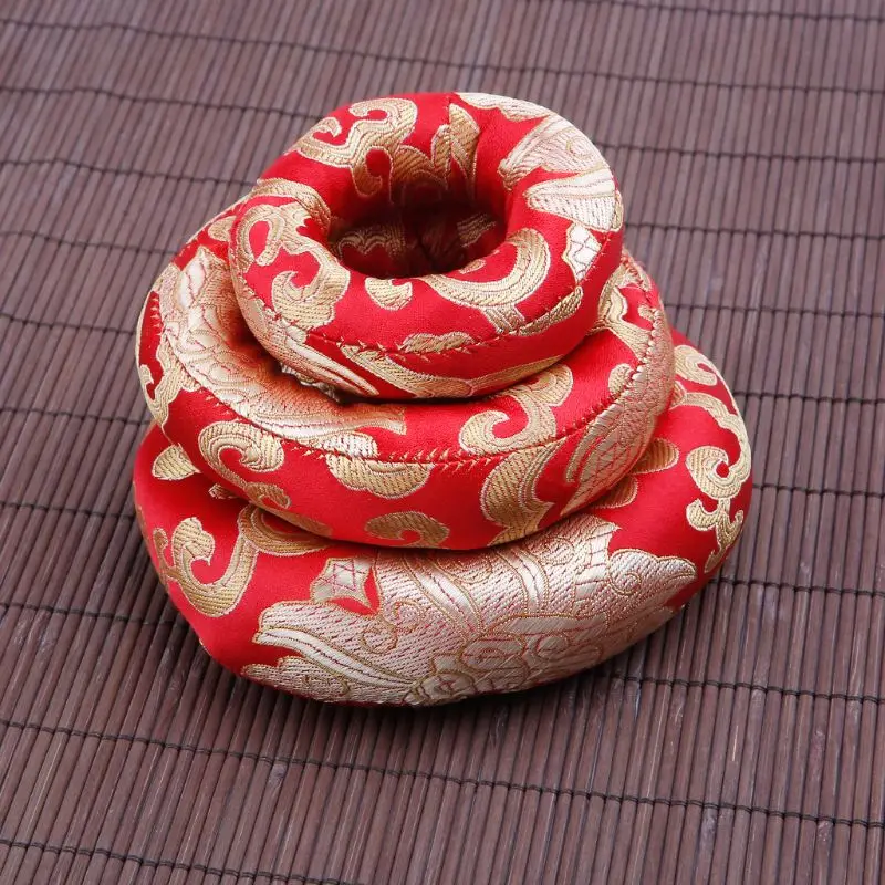 

Yoga Tibetan Singing Bowl Mat Religion Belief Buddhist Supplies Home Decoration