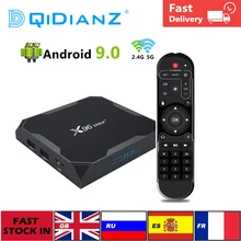 X96MAX плюс Смарт ТВ приставка Android 9 0 Amlogic S905X3 четырехъядерный
