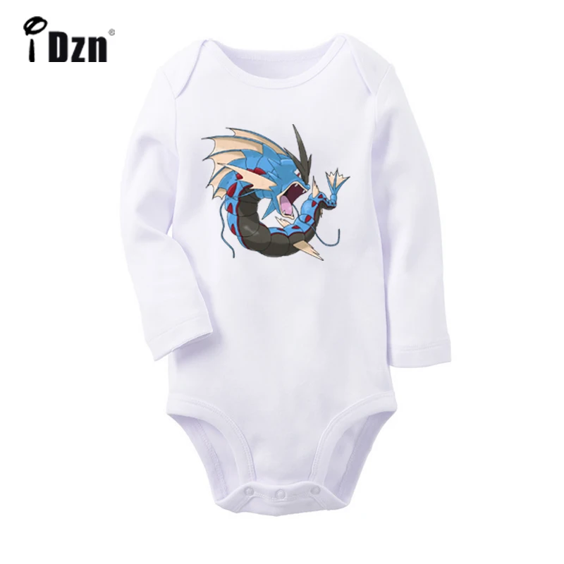 JbBaby972WC Pokemon Dratini Gyarados Lapras Poliwag Staryu/дизайнерский боди для новорожденных, комбинезон с длинными рукавами для малышей, Onsies, хлопковая одежда - Цвет: JbBaby972WC