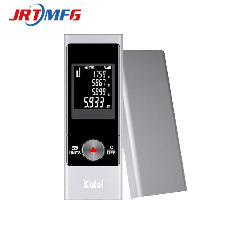 US $30.69 JRTMFG Laser Rangefinder USB Charging Voice Broadcast Handheld Distance Meter High Accuracy Infrared Laser Measuring Instrument