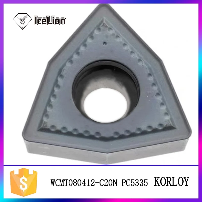 Быстрая мощная дрель Blade10pcs WCMT080412-C20N фрезерные инструменты карбидная вставка из нержавеющей стали и стали головка инструмента WCMX U лопасти дрели