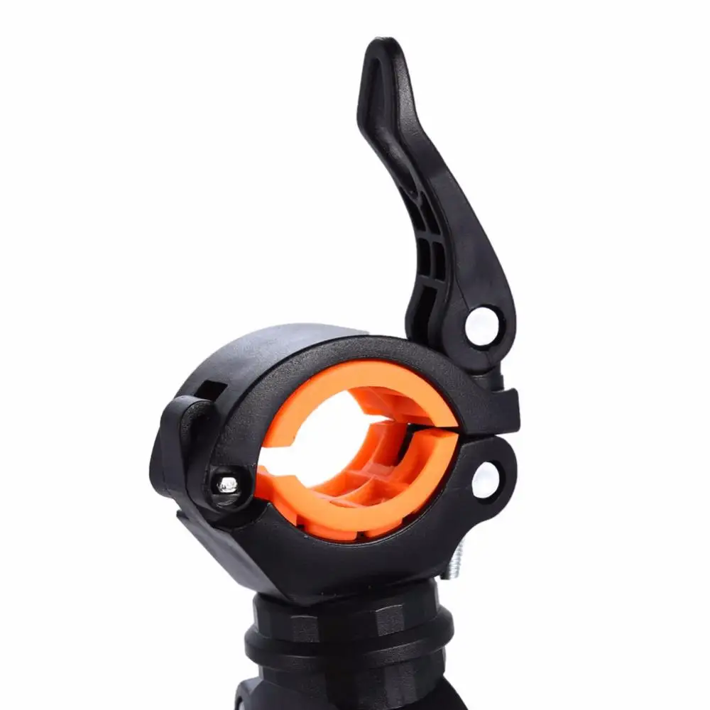 Perfect 360°Rotation Adjustable Bike Front Lamp Bracket Flashlight Holder Light Mount Clamp Clip 1 Perfect 360°Rotation Adjustable Bike Front Lamp Bracket Flashlight Holder Light Mount Clamp Clip 1