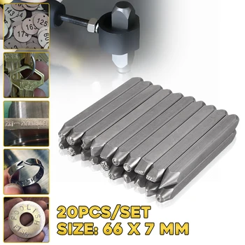 

20Pcs/Set Leather Stamping Tools Leather Working Saddle Making Stamps Set Special Shape Stamp Punch Set Leather Craft Tools