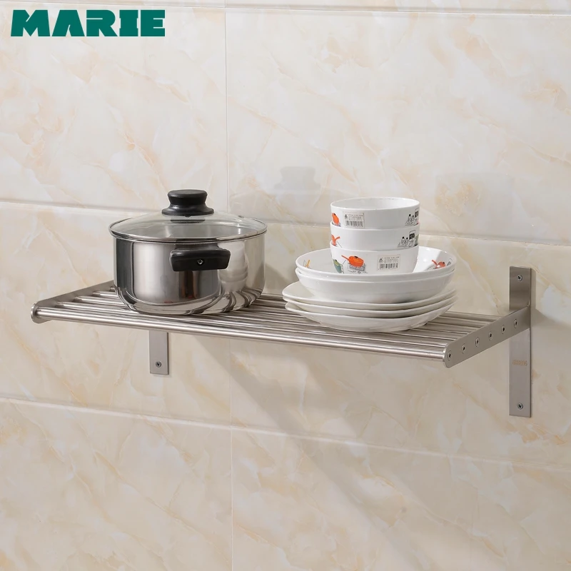 Kitchen Rack Holder Storage Cookware Hanging Stainless Steel Rack Leading Life