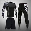 Top New Quality Men Thermal Underwear Set Tracksuit Compression Sweat Quick Dry  Underwear Thermal  Mens Clothes Long Johns 5