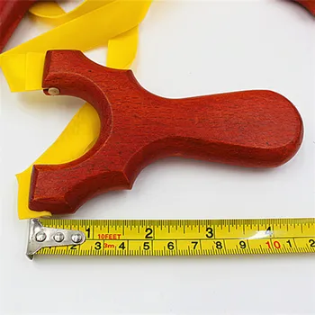 

Powerful slingshot wooden catapult red rosewood slingshot flat rubber band outdoor sports slingshot hunting shot