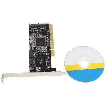 

PCI to 4 Internal SATA Port RAID Card 1.5Gbps Sil3114 Chipset RAID Controller Card Computer Components