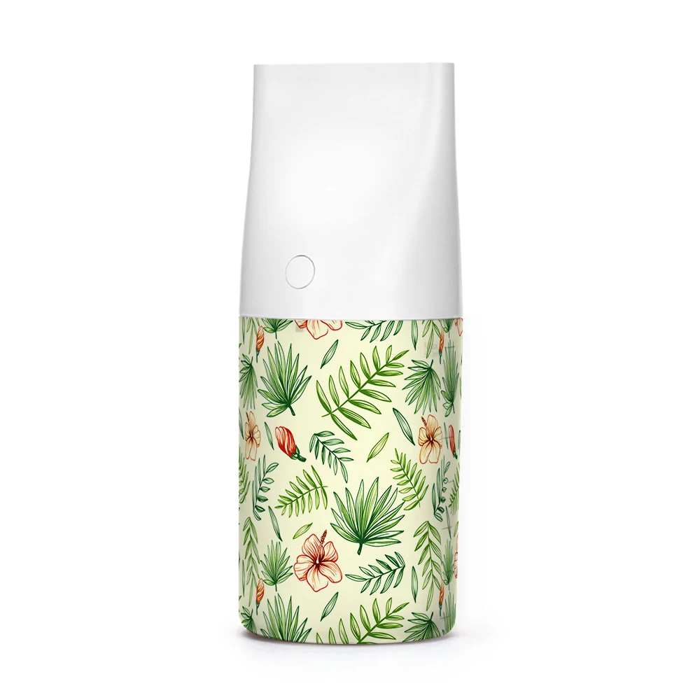 White print 5 USB Автомобильный увлажнитель воздуха, тумана, 320 мл, ароматерапия, эфирное масло, диффузор с 3D цветным принтом, фото, светодиодный, ночной Светильник - Цвет: White print 5