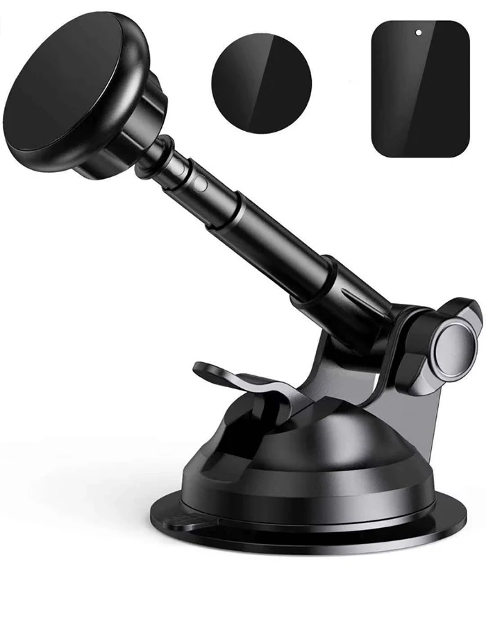 Bonola Телескопический автомобильный держатель для телефона из алюминиевого сплава на присоске, автомобильный держатель для телефона, навигационный кронштейн для iPhone11/11Pro Samsung gs10