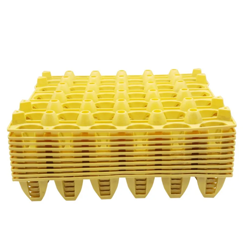 10 pcs Farm Egg Tray 288*288*48mm Egg Tray Transportation And Storage Of Eggs Recycling Plastic Material Egg Trough Depth 36mm