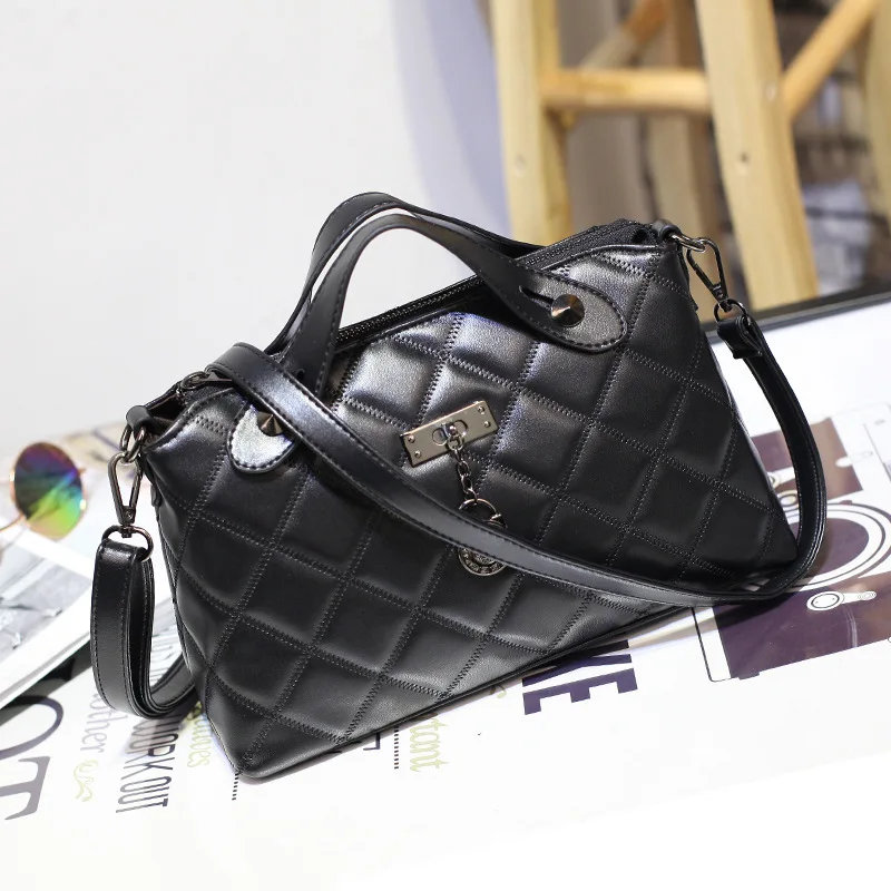 

WOMEN'S Bag 2019 Autumn And Winter Fashion New Style Square Sling Bag South Korea Rhombus Chain Bag Crossbody Bag Small Bag