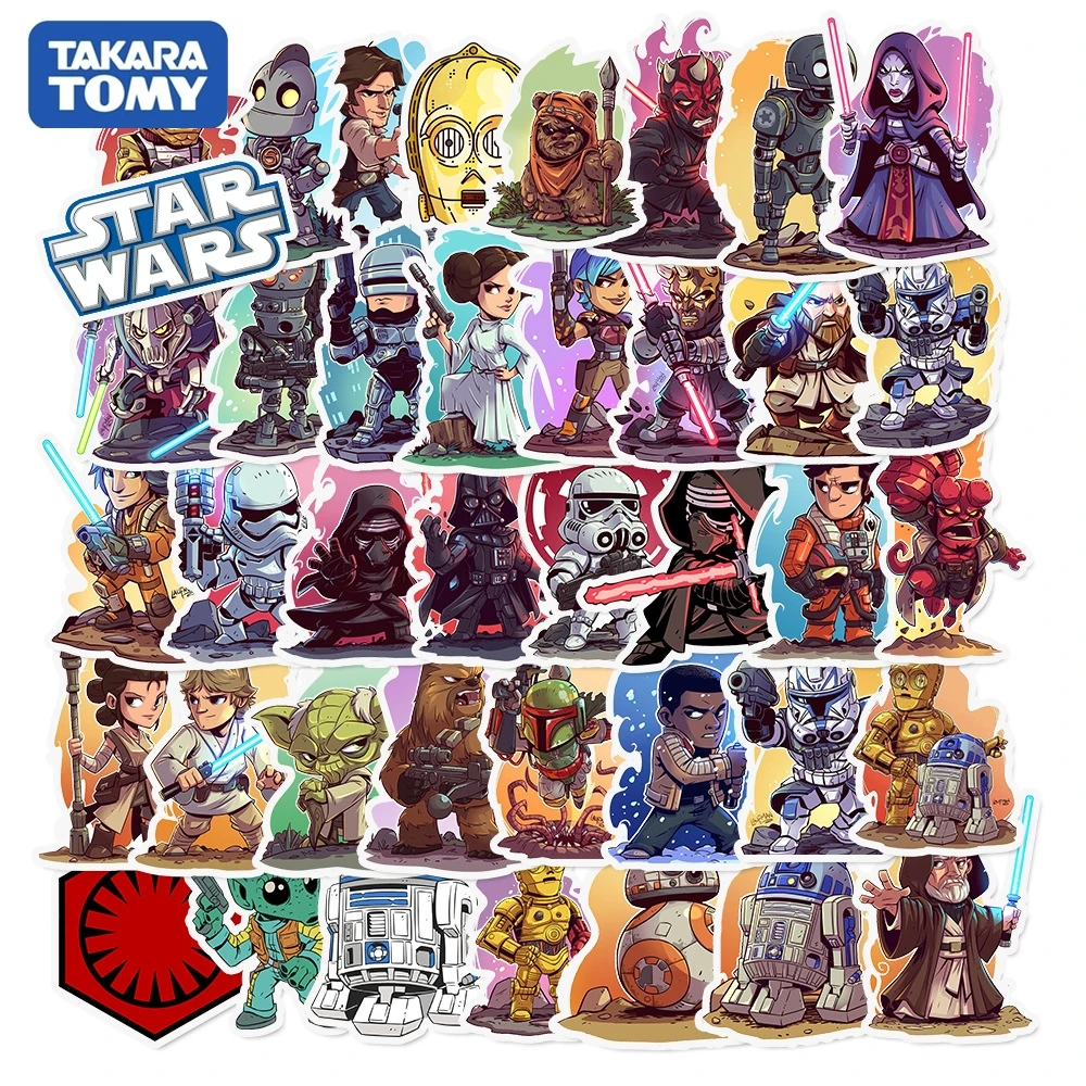 Takara Tomy 50 шт./компл. не повторите «Звездных Войн» граффити наклейки водонепроницаемый багажник автомобиля стикер