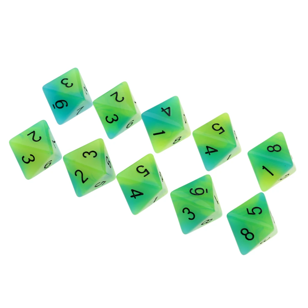 8-sided Game Dice 18mm Dice for Board Games and Teaching Math