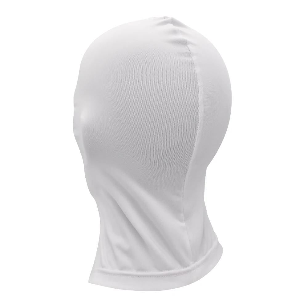 WOSAWE Motorcycle Balaclava Full Face Cover Mask Breathable Three 2 Hole CS Motocross Helmets Beanie Face Masks Black White