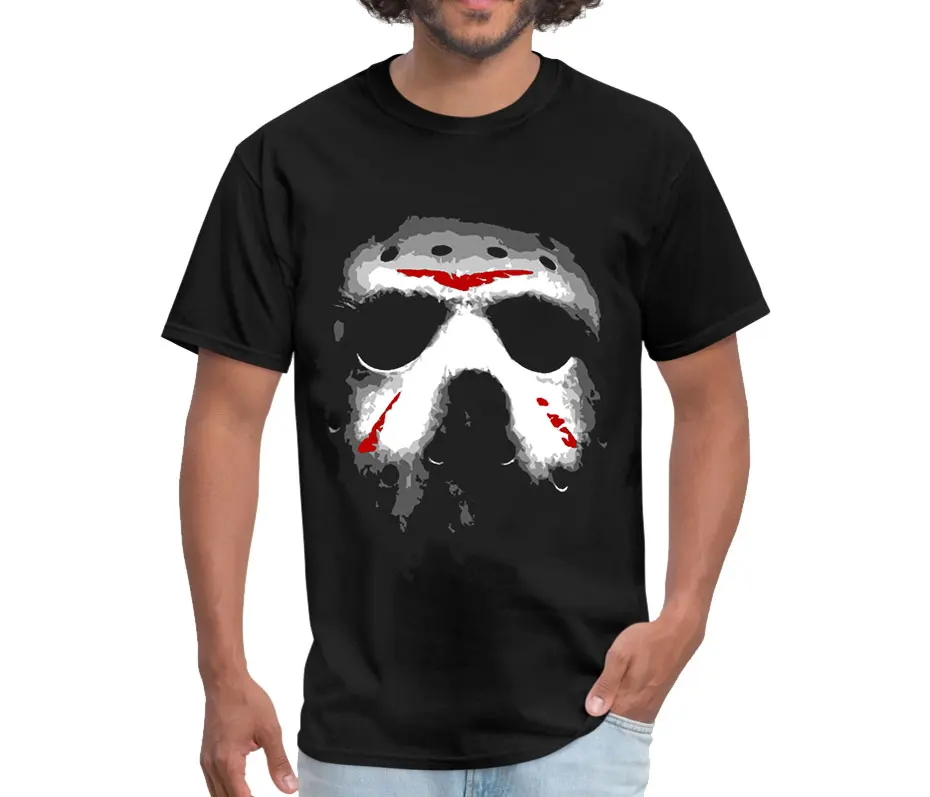 Качественная хлопковая Футболка Friday The 13th Dapper Jason Lives Мужская футболка нового дизайна для отдыха с круглым вырезом Homme