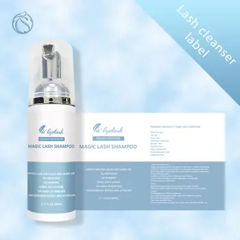 

50pcs Lash Foam Bottles Lash Shampoo Eyelash Extension Cleanser Eyelash Shampoo Private Label Eyelash Shampoo Private Label Lash