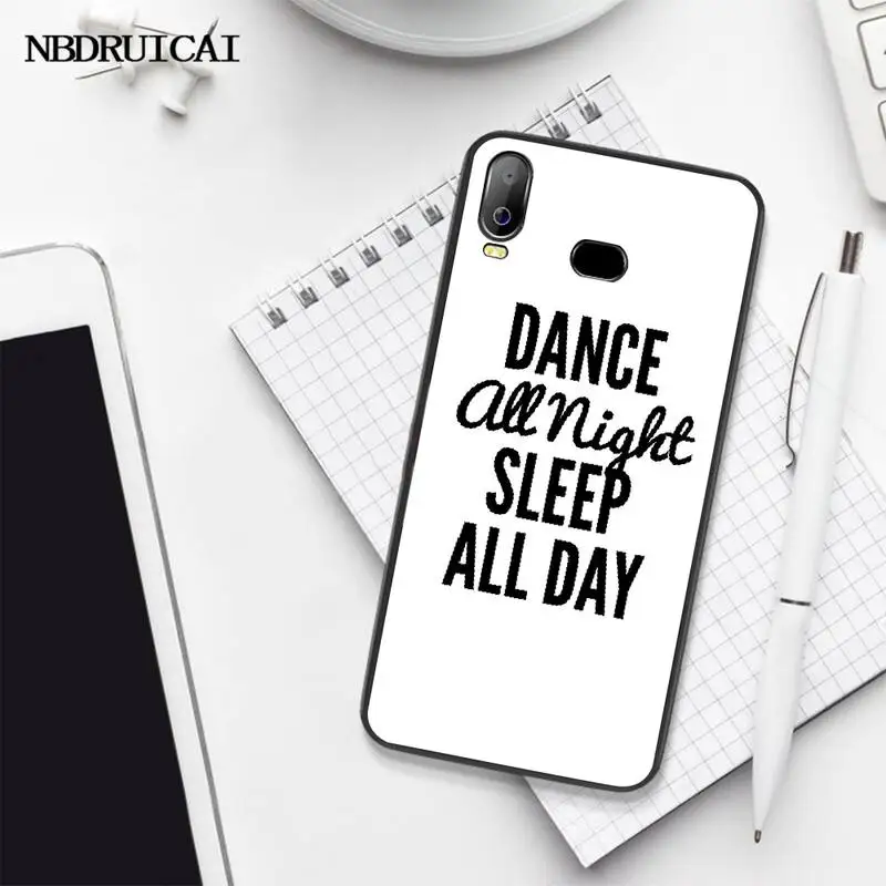 PENGHUWAN I Love Dance чехол для телефона Samsung A10 A20 A30 A40 A50 A70 A71 A51 A6 A8 2018|Бамперы| |
