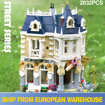 

Creative MOC Street Building Series MOC-14603 The Corner Theme Park Shop Model Building Blocks Bricks kids Toys For Gifts 71040