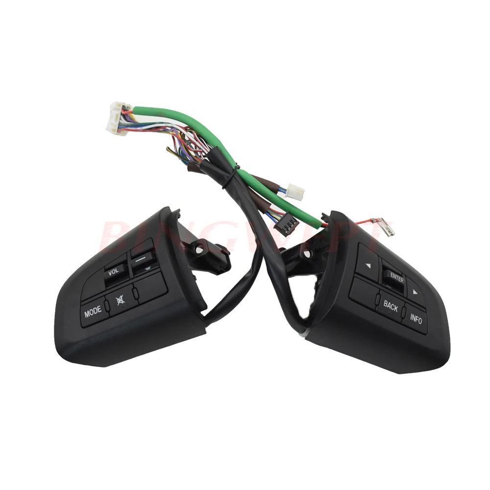 Оригинальные пары рулевого колеса Bluetooth аудио круиз контроль переключатель кнопка для Mazda 3/5 CX-7 BL 08-13