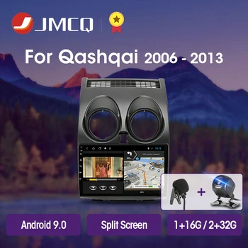 

JMCQ T3L PLUS For Nissan Qashqai 1 J10 2006-2013 Car Radio Multimedia Video Player Navigation GPS Android 9.0 DSP No 2din 2 din