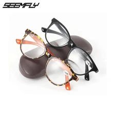 SEEMFLY пилота очки для чтения для женщин и мужчин пресбиопические очки женские мужские очки при дальнозоркости оптика диоптрия увеличительные очки
