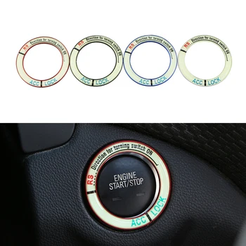 

Luminous car Ignition Keyhole ring For Ford Focus 2 3 Fiesta Mondeo Kuga Citroen C4 C5 Skoda Octavia 2 A7 A5 Rapid Superb
