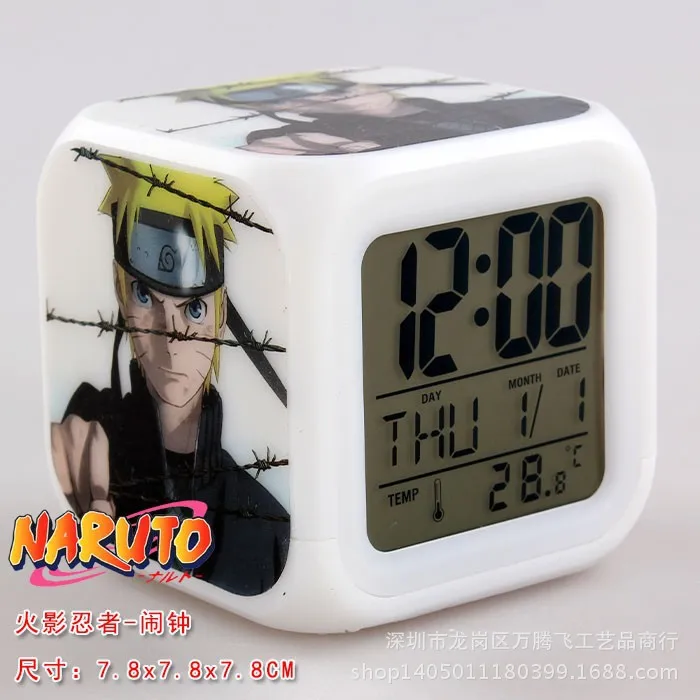 Натуральный продукт качество аниме-атрибутика Hatsune будильник Hatsune Miku светодиодный цвет яркий цвет изменение электронный подарок будильник Cloc
