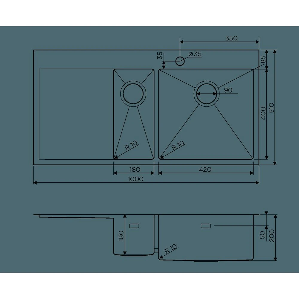 Рисунок 4 - Кухонная мойка Omoikiri Akisame