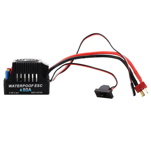 Waterproof Brushless ESC Electric Governor Short Line For 1/8 1/10 RC Car Good Workmanship Waterproof ESC