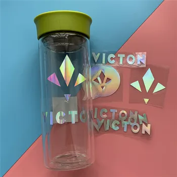 

Kpop VICTON Laser Sticker Mobile Cup Lightstick DIY Stickers Notebook Sticker