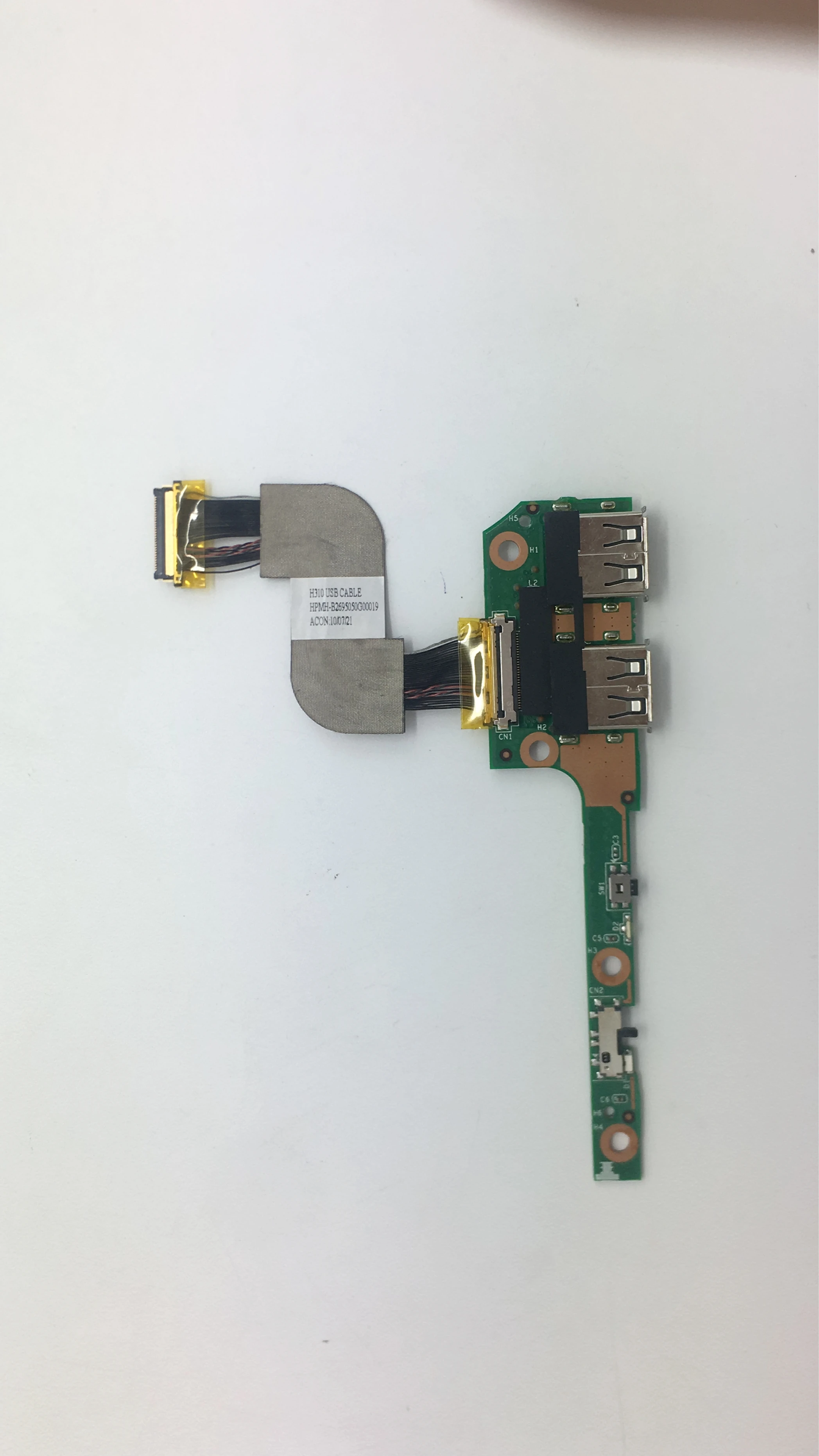 Original For HP Laptop Two USB switch power board Pavilion DM3 notebook HPMH 580700-001