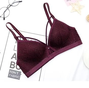 

EFINNY Women Wire Free Bra Ladies Underwear Sexy Push Up Sleamless Bra Summer Female Bra