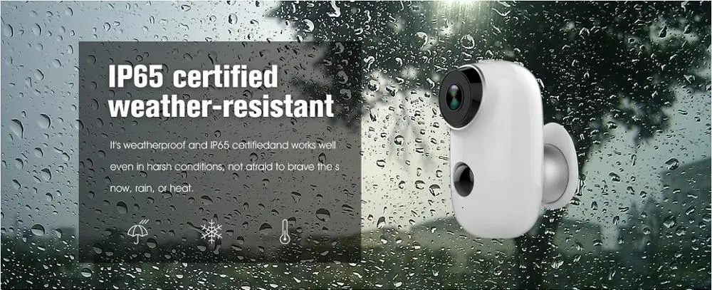 CTVISON 100% безпроводная батарея ip камера WiFi перезаряжаемая с питанием от Full HD