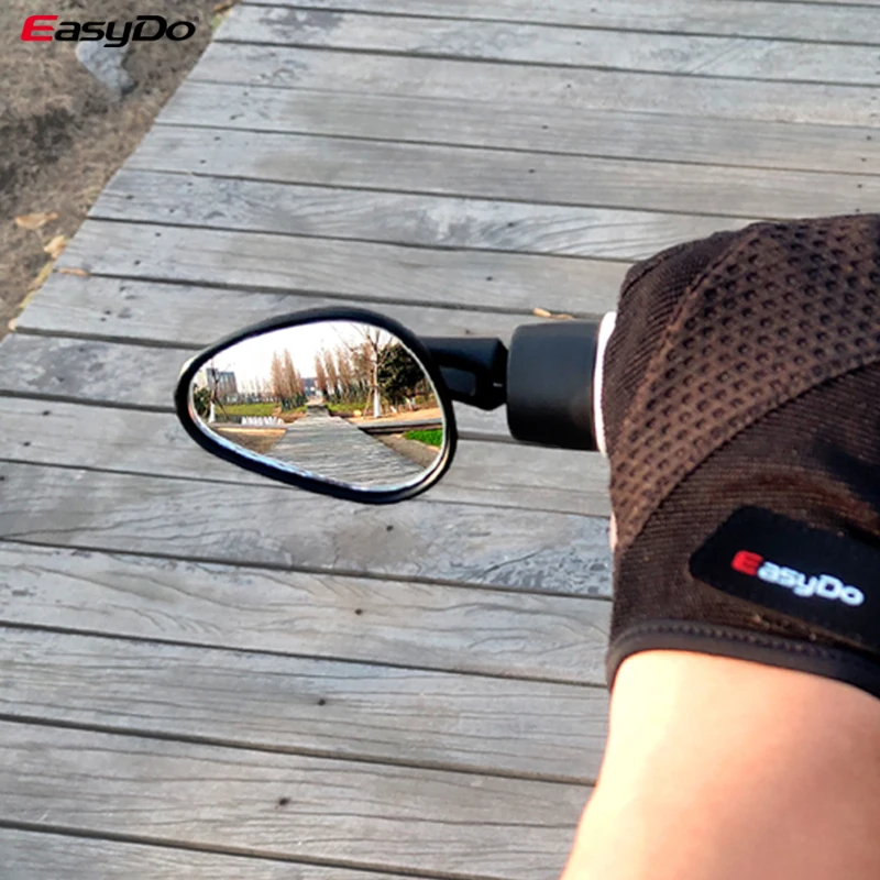 MTB Mirror Bike Rear View Bar End Sight Reflector Adjustable Left Mirror for Electric Scooter Road bike Easydo bicycle rearview mirror bike handlebar mirror motorcycle rearview mirror