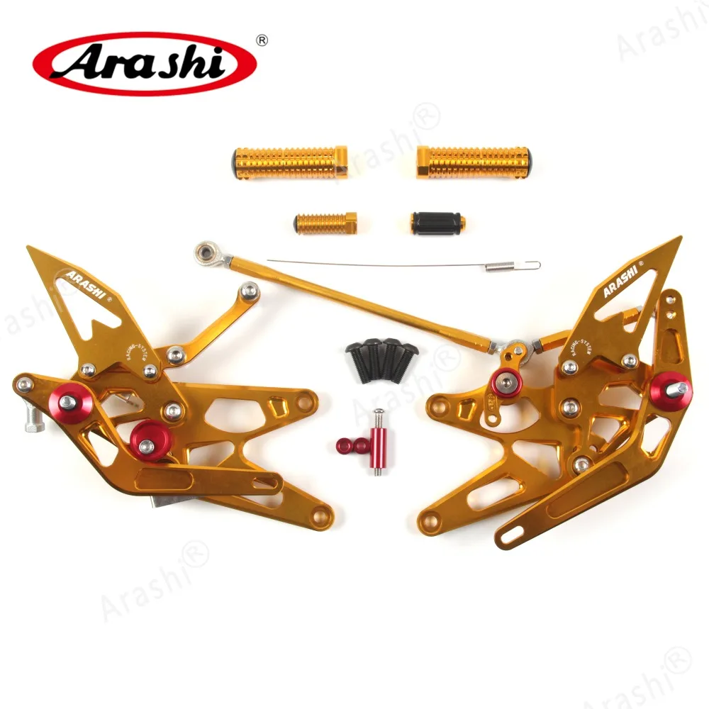Араши для YAMAHA YZF R1 2004-2005 ЧПУ Регулируемая подножка подножки мотоциклист Rearset подножки YZF-R1 2004 2005 2006