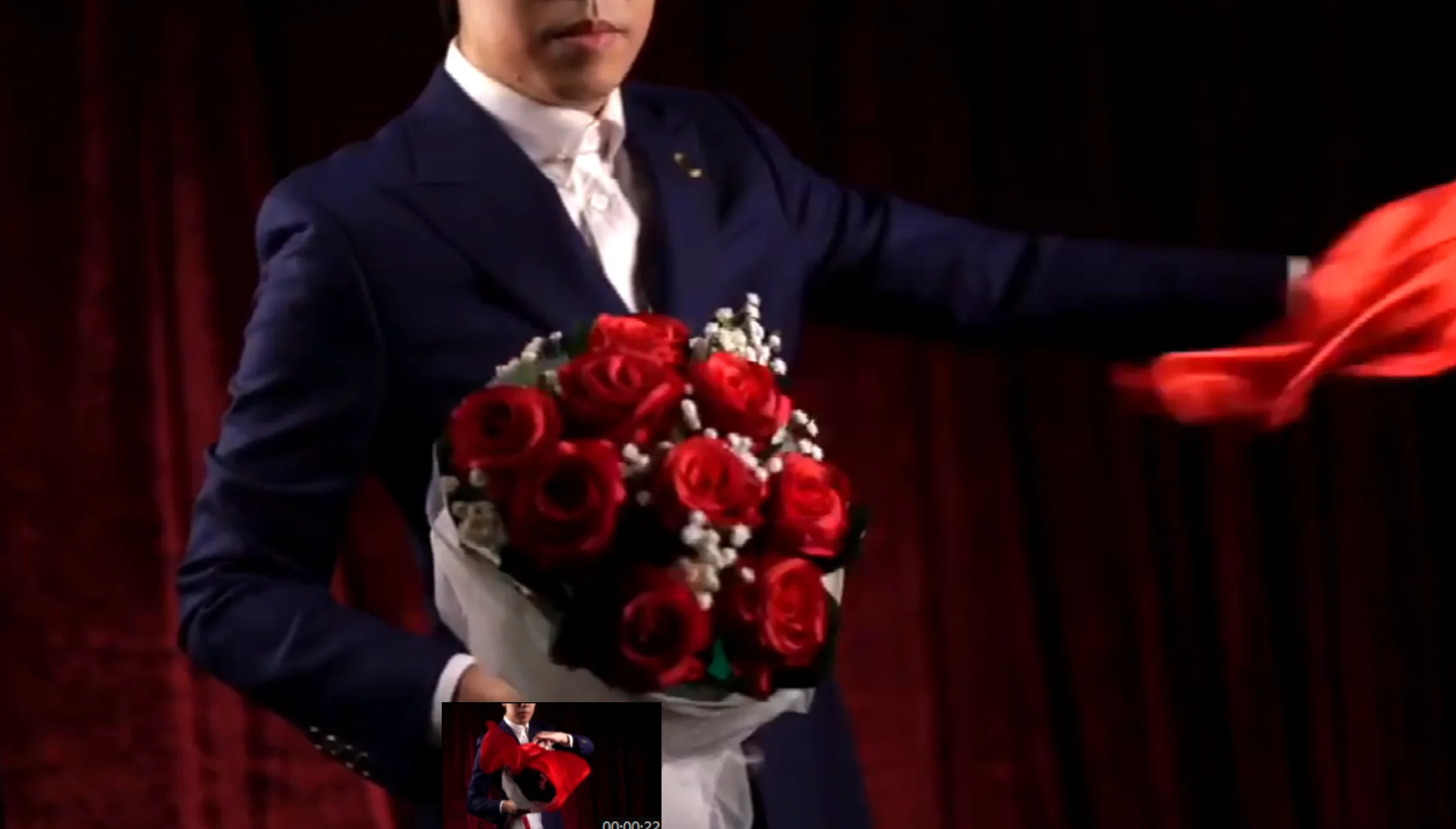 Букет(красный) от Bond Lee& MS Magic, 9 цветов-Magic Trick, close Up Magic, Stage Magia Porps, Toys Classic Magie, gimmicks