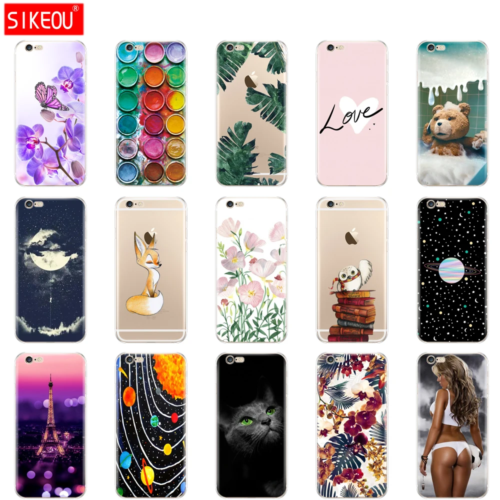 

Silicone phone Case For IPhone 6 Case IPhone6 Case full 360 protective back Cover for apple IPhone 6 Plus Case For IPhone 6plus