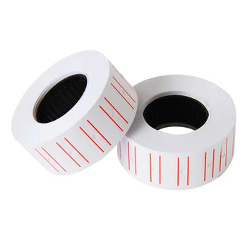 

Red Paper Self Adhesive Price Marked Labels White For convenient use MX-EOS5500