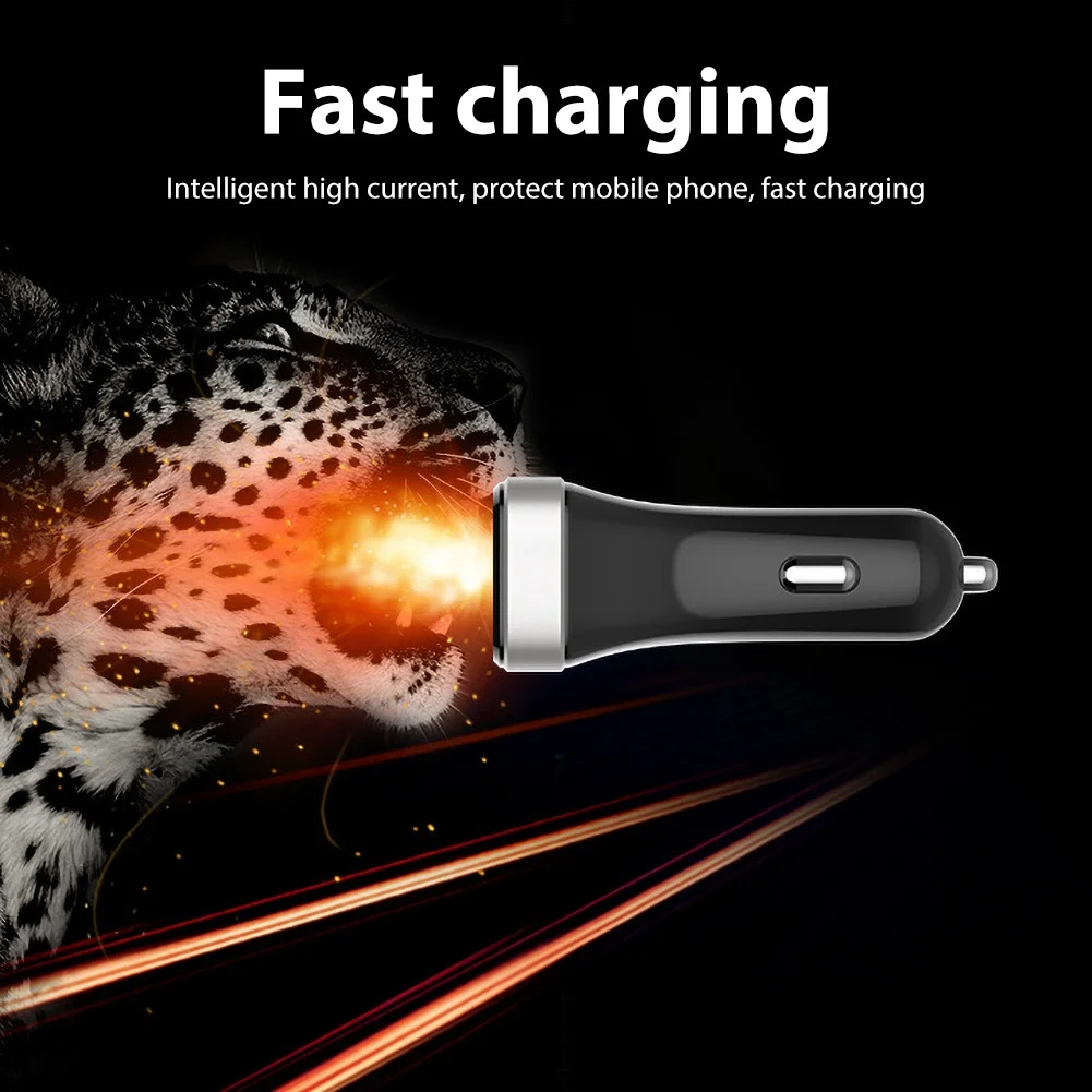 Мини 4 usb порта Быстрая зарядка QC3.0 мобильный телефон автомобильное зарядное устройство адаптер питания